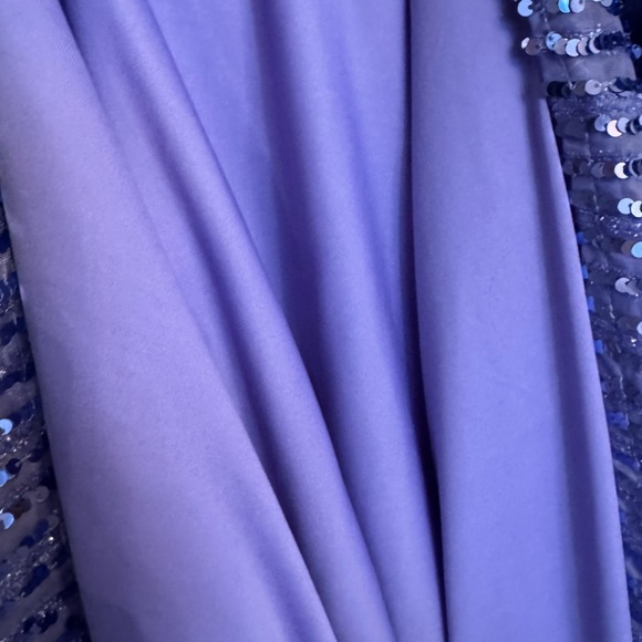 Eloquii Sparkling Purple Sequined Midi Dress - Picture 6 of 12